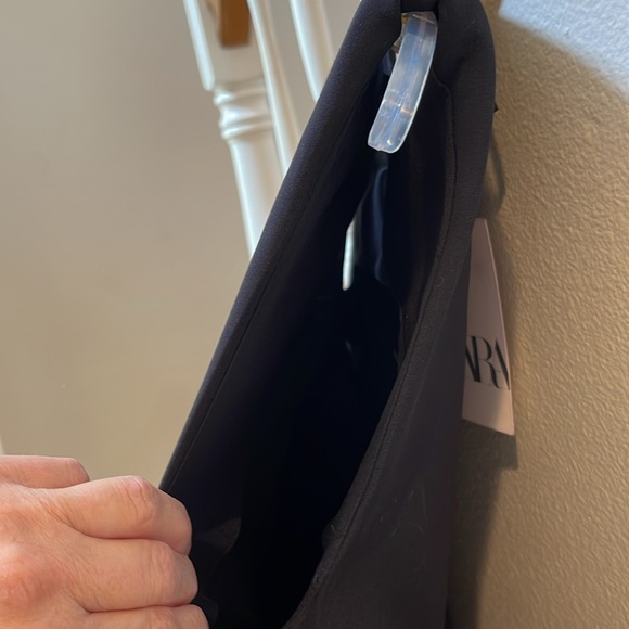 Zara black mini dress, size M, sleeveless. - Picture 6 of 7